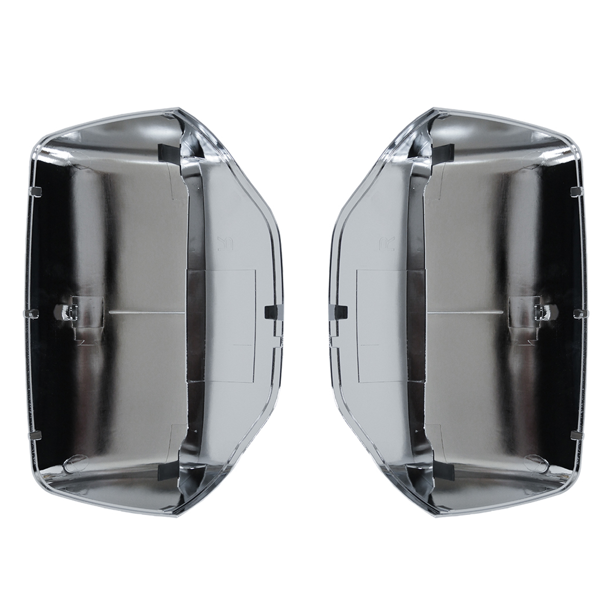 Kenworth T680 Hood Mirror Cover With Chrome Coating 